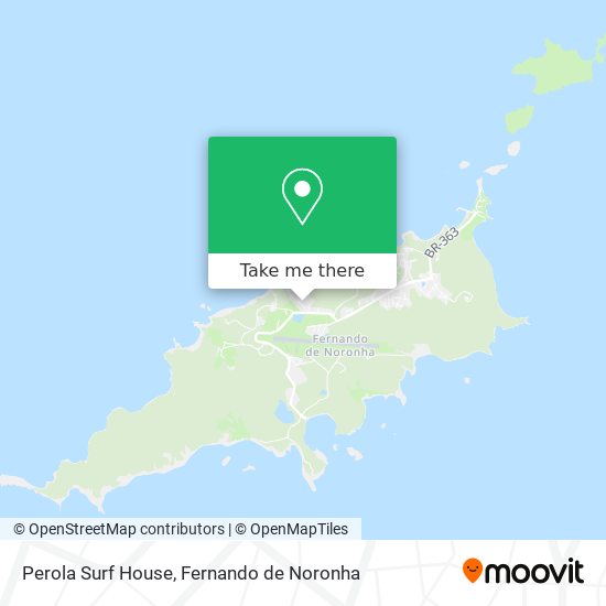 Perola Surf House map