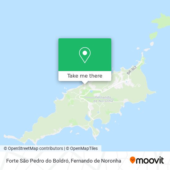 Forte São Pedro do Boldró map