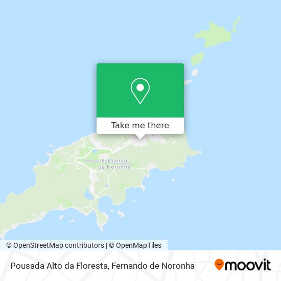 Pousada Alto da Floresta map