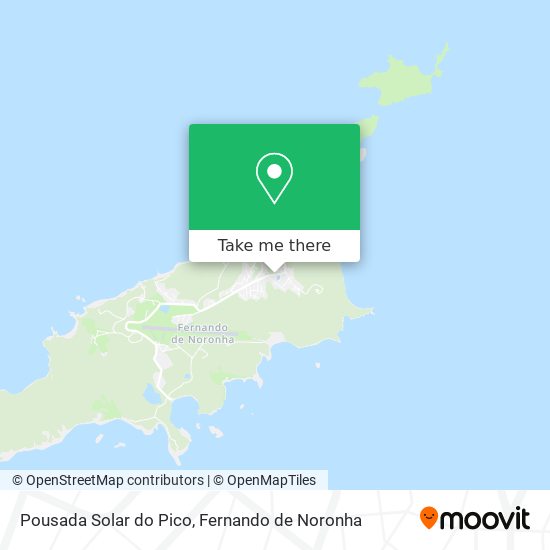 Mapa Pousada Solar do Pico