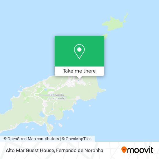 Mapa Alto Mar Guest House