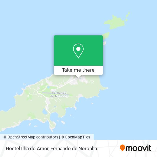Hostel Ilha do Amor map
