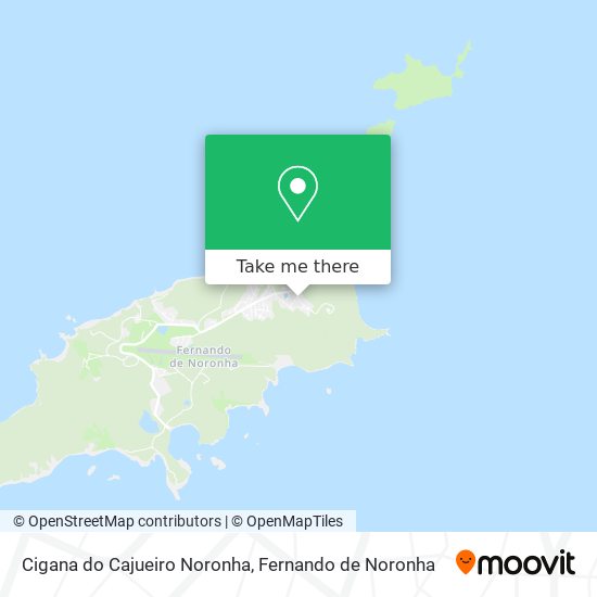 Cigana do Cajueiro Noronha map