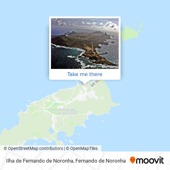 Ilha de Fernando de Noronha map