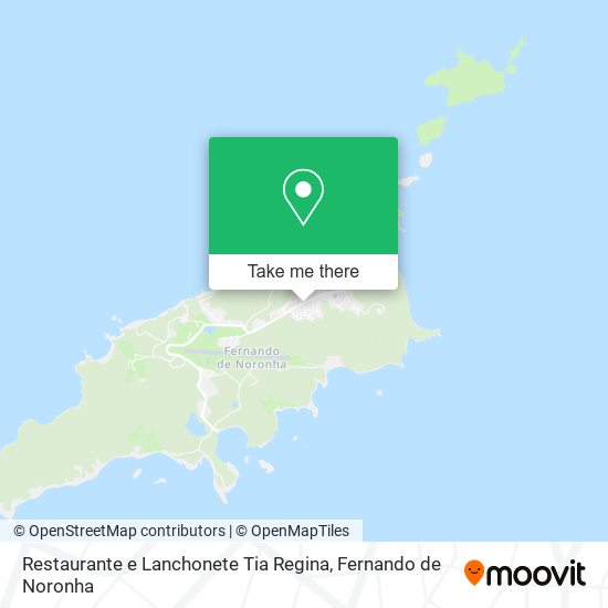 Mapa Restaurante e Lanchonete Tia Regina