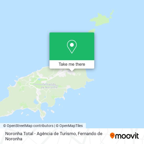 Mapa Noronha Total - Agência de Turismo