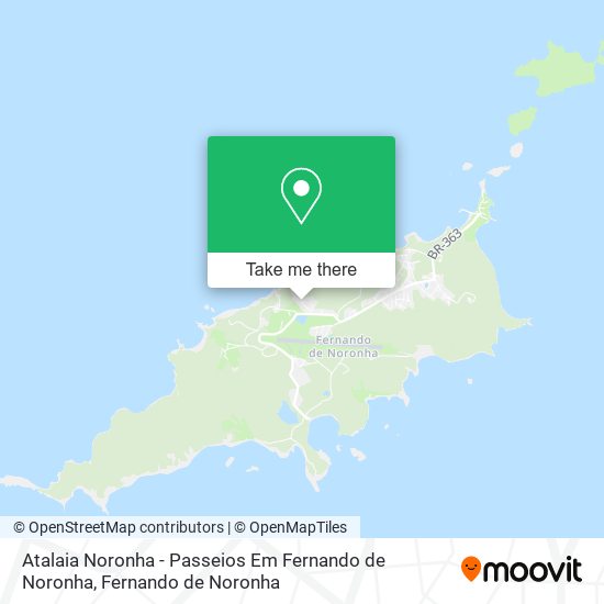 Mapa Atalaia Noronha - Passeios Em Fernando de Noronha