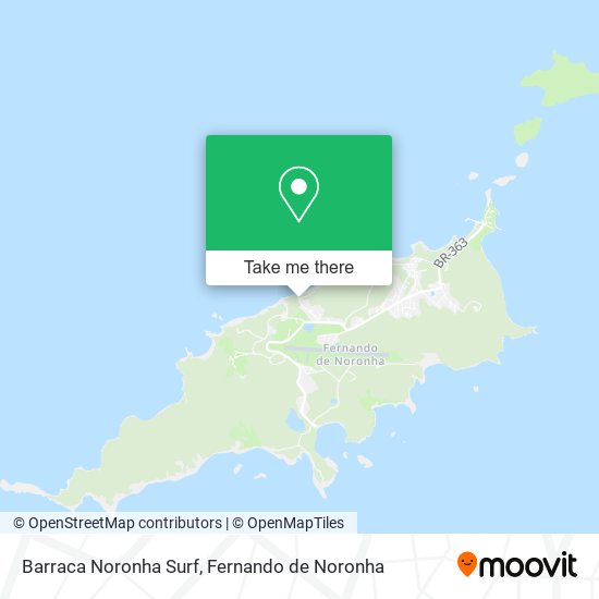 Barraca Noronha Surf map