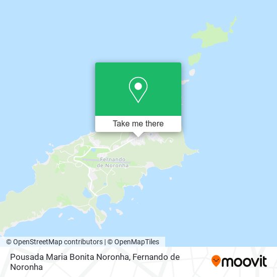 Mapa Pousada Maria Bonita Noronha