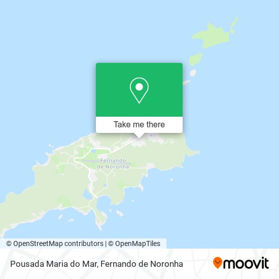 Pousada Maria do Mar map