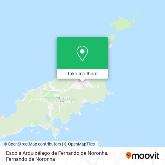 Mapa Escola Arquipélago de Fernando de Noronha