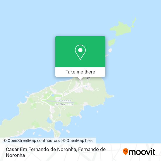 Mapa Casar Em Fernando de Noronha