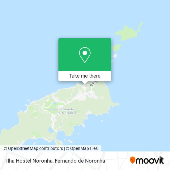 Ilha Hostel Noronha map