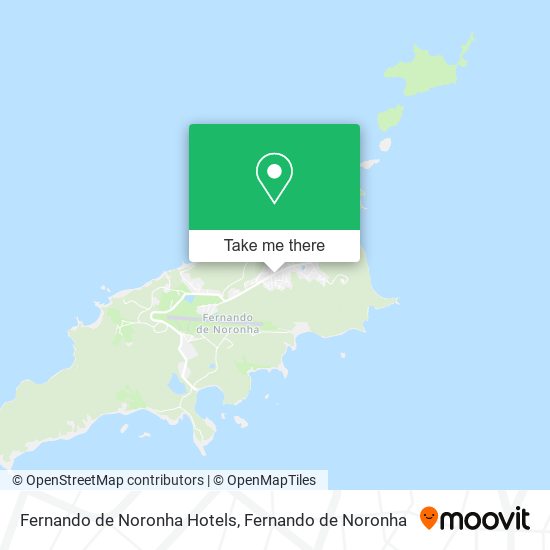 Fernando de Noronha Hotels map