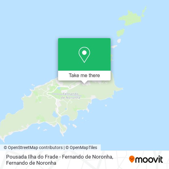 Mapa Pousada Ilha do Frade - Fernando de Noronha