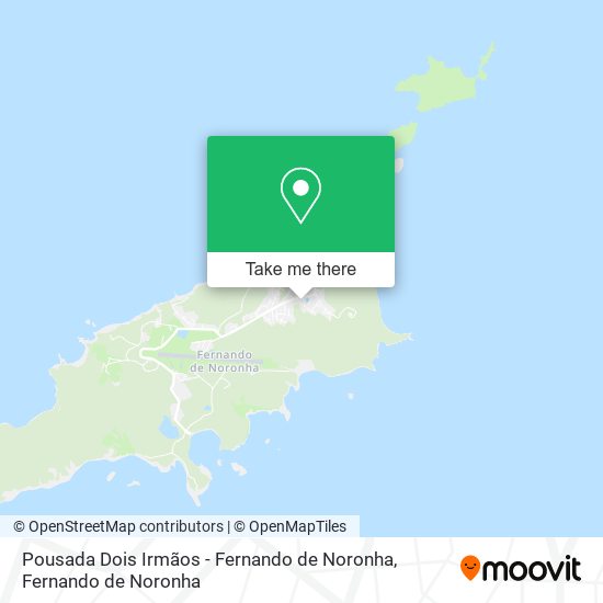 Mapa Pousada Dois Irmãos - Fernando de Noronha