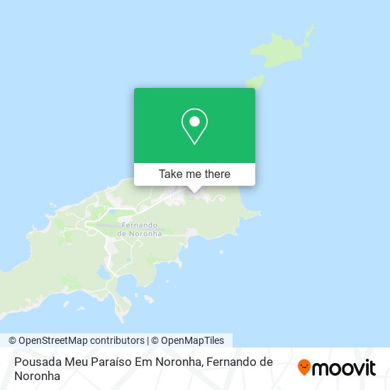 Pousada Meu Paraíso Em Noronha map