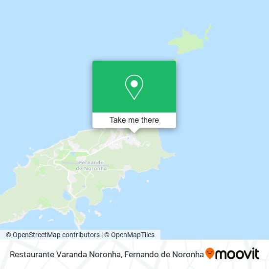 Mapa Restaurante Varanda Noronha