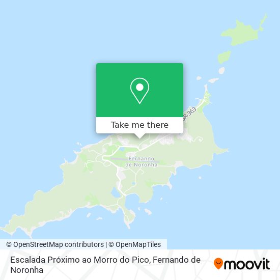 Escalada Próximo ao Morro do Pico map