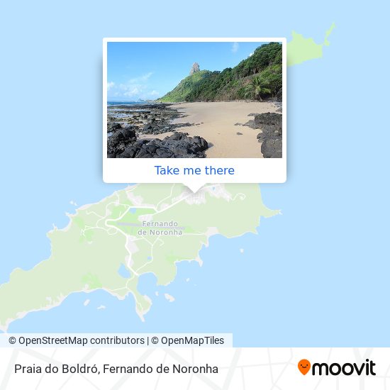 Praia do Boldró map