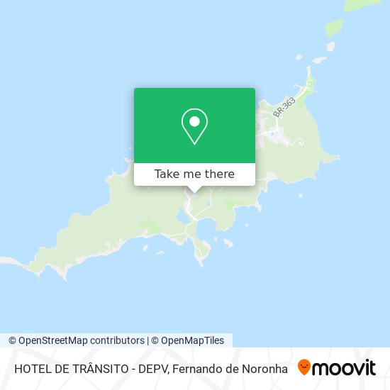 Mapa HOTEL DE TRÂNSITO - DEPV