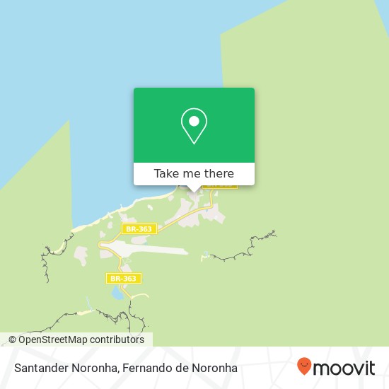 Santander Noronha map