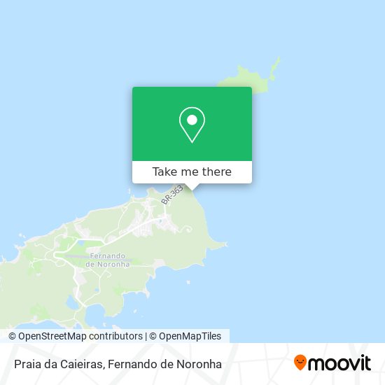 Praia da Caieiras map