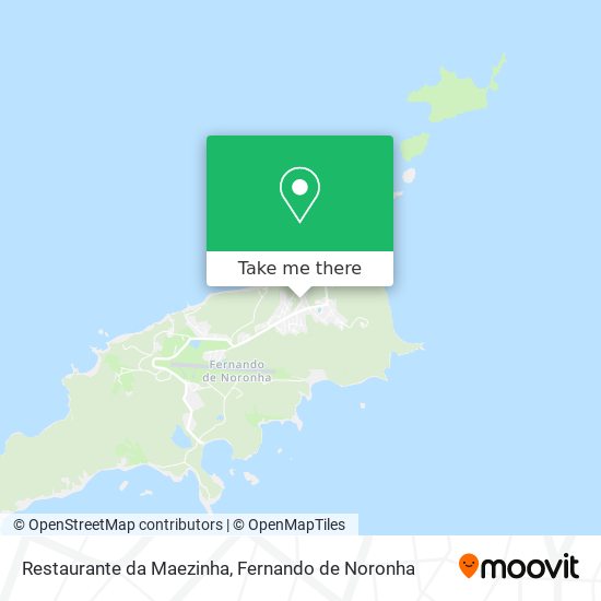 Mapa Restaurante da Maezinha