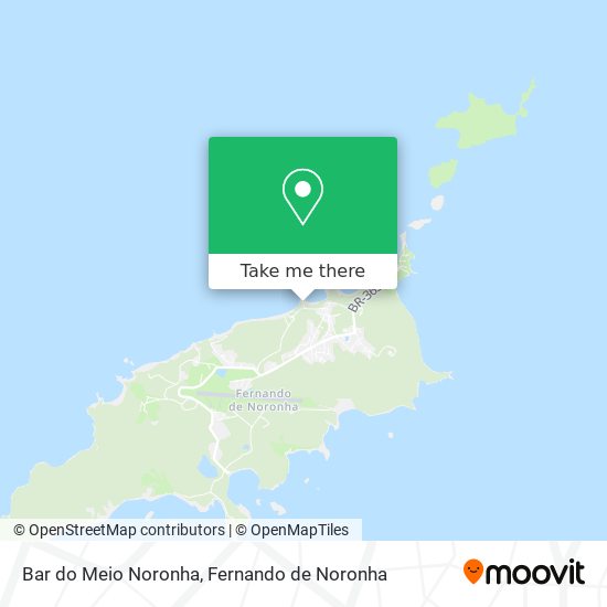 Bar do Meio Noronha map