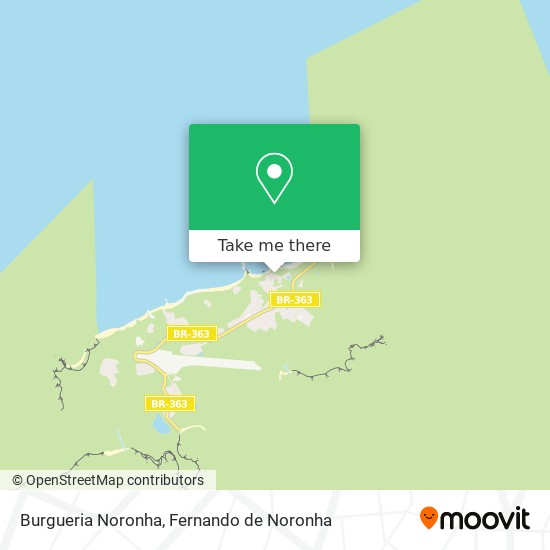 Burgueria Noronha map