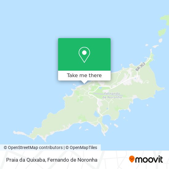 Praia da Quixaba map