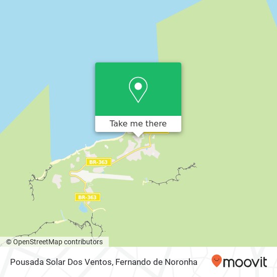 Pousada Solar Dos Ventos map