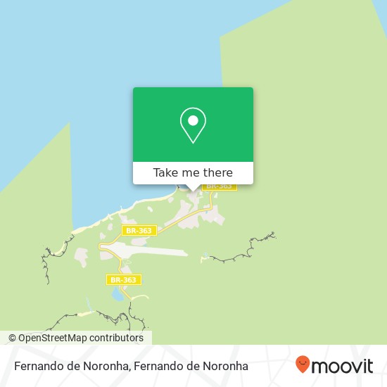 Fernando de Noronha map