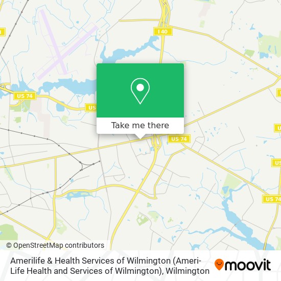 Amerilife & Health Services of Wilmington (Ameri-Life Health and Services of Wilmington) map