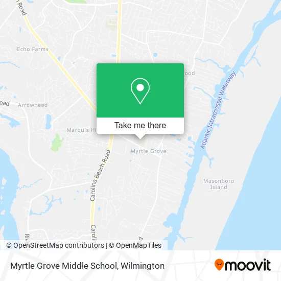 Myrtle Grove Middle School map