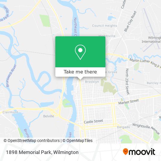 1898 Memorial Park map