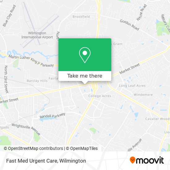 Fast Med Urgent Care map