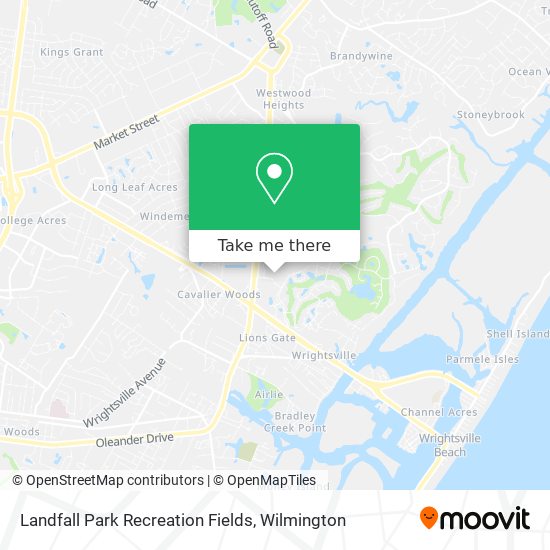 Landfall Park Recreation Fields map