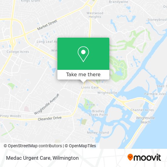 Mapa de Medac Urgent Care