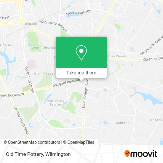 Mapa de Old Time Pottery