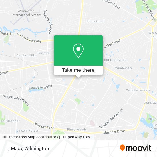 Mapa de Tj Maxx
