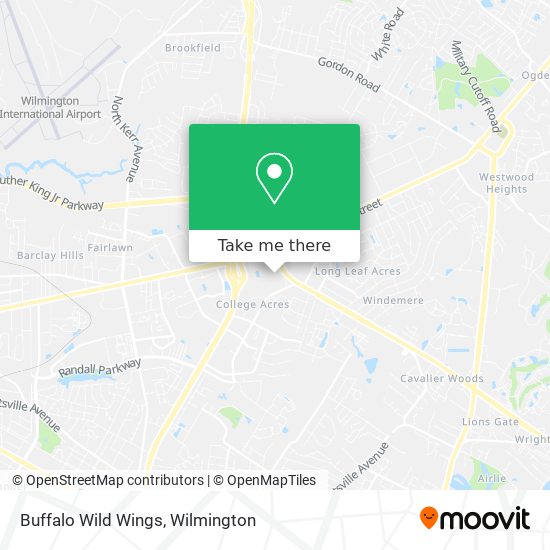 Buffalo Wild Wings map