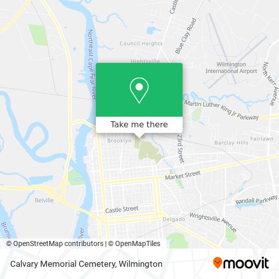 Calvary Memorial Cemetery map