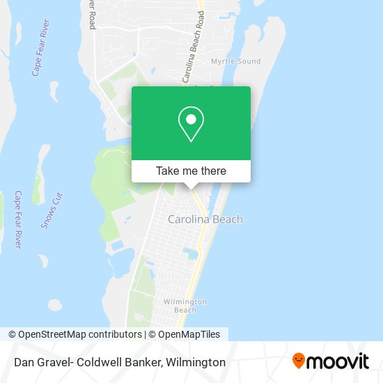 Dan Gravel- Coldwell Banker map