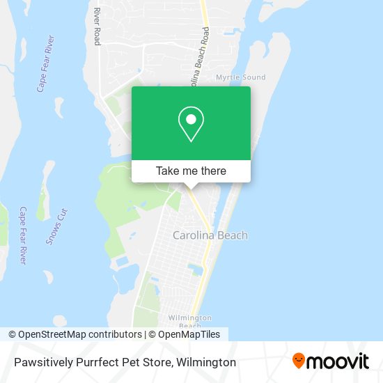 Mapa de Pawsitively Purrfect Pet Store