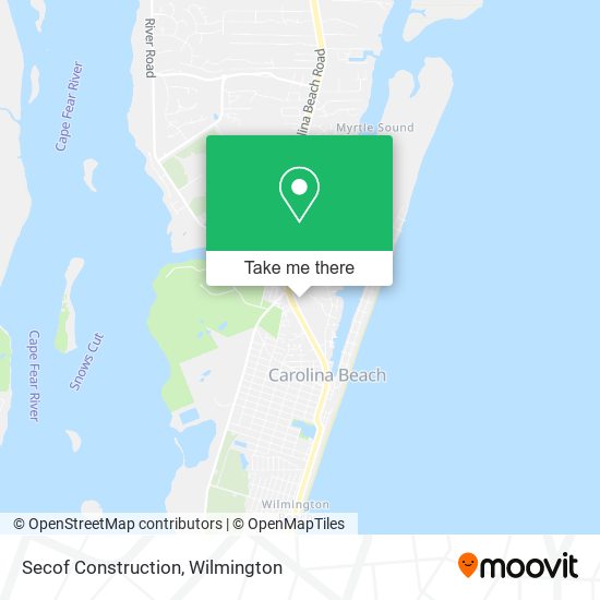 Mapa de Secof Construction