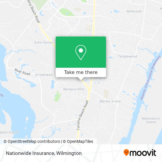 Nationwide Insurance map