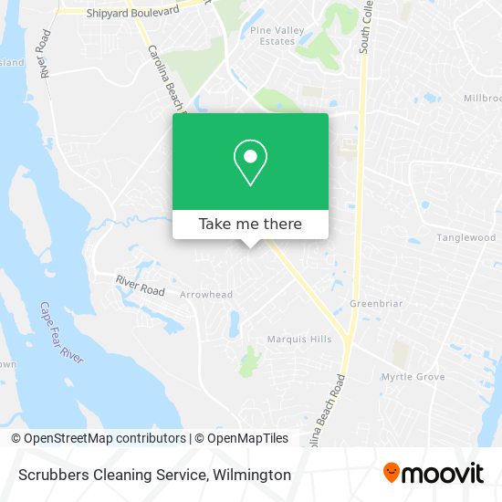 Scrubbers Cleaning Service map