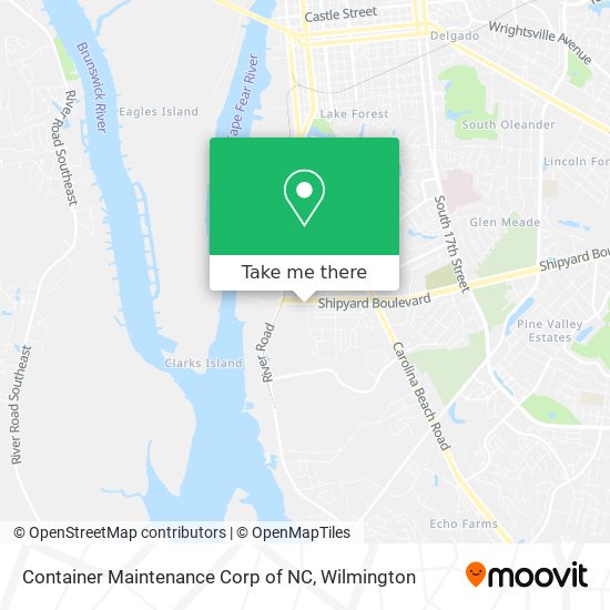 Mapa de Container Maintenance Corp of NC