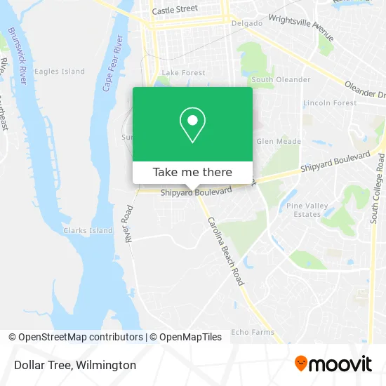 Dollar Tree map